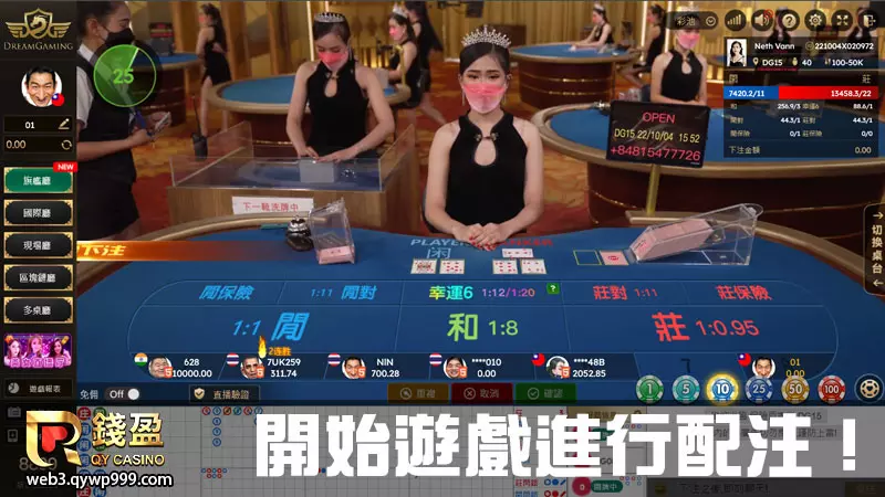 錢盈娛樂城真人娛樂怎麼玩|步驟四|進行牌路觀察與配注